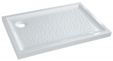 Extra flat shower tray in stoneware, BASTIA XP, to install, 100x80 Extra flat shower tray in stoneware, BASTIA XP, to install, 100x80