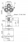 3-way diverter cartridge for concealed mixers 3-way diverter cartridge for concealed mixers