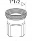 PVC eindkap 40 mm met messing moer 40x49, voor FITOFLEX slang PVC eindkap 40 mm met messing moer 40x49, voor FITOFLEX slang