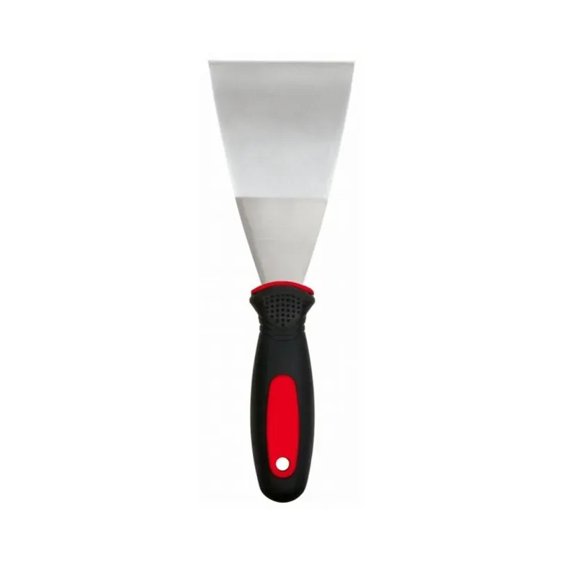 Schildersmes, flexibel roestvrijstalen lemmet, tweecomponentenhandvat, L.80 mm