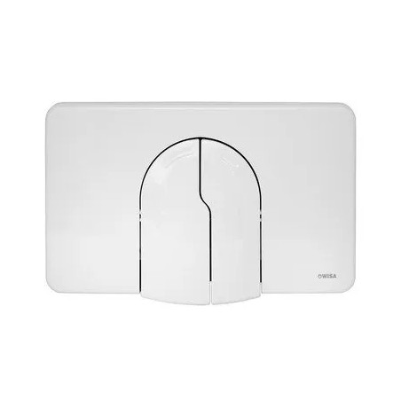 Plaque de commande frontale WISA 2100, blanche, ABS, double commande