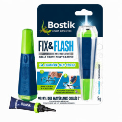 Strong photoactive glue flix & flash.