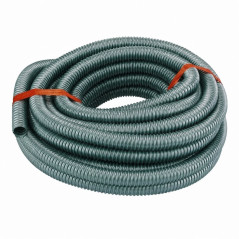 Flexible armé PVC gris diamètre 32mm - le mètre.
