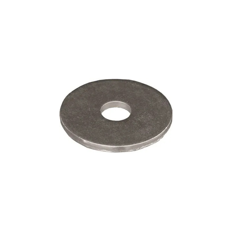 Extra grote vlakke sluitring met een diameter van 6 mm, 22 stuks.