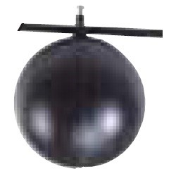 Polyethylene float ball D.180mm for float valve 26x34