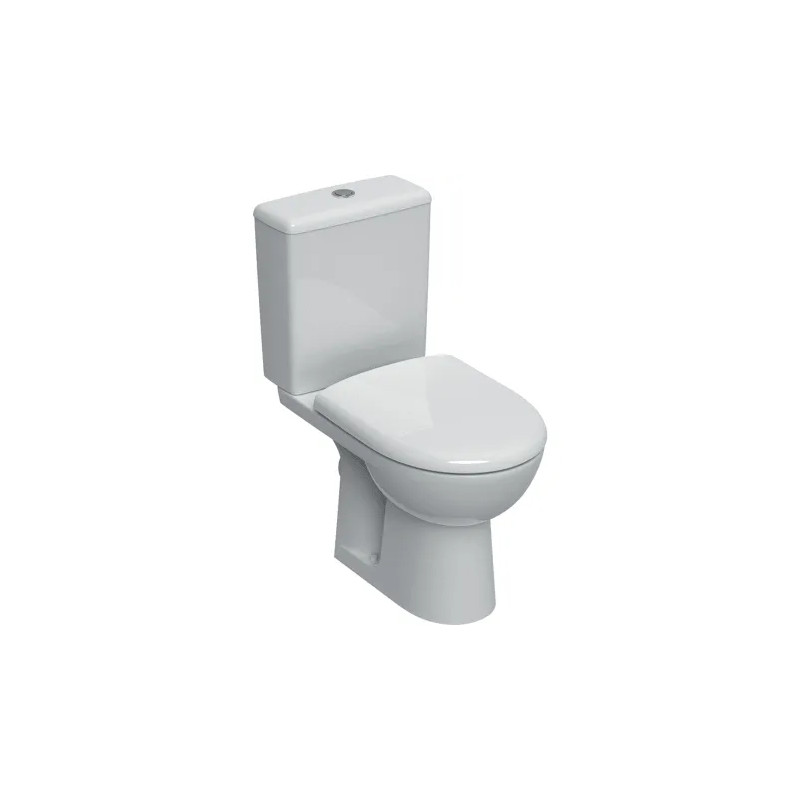 GEBERIT Renova Stand-WC-Set, horizontaler Abgang, Standard-WC-Sitz, weiß GEBERIT Renova Stand-WC-Set, horizontaler Abgang, Standard-WC-Sitz, weiß