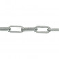 Gelaste langmazige verzinkte ketting, diameter 4 mm, per meter