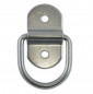 Spanring met scharnier, diameter 5,5 mm, plat 32X58 mm, 2 stuks