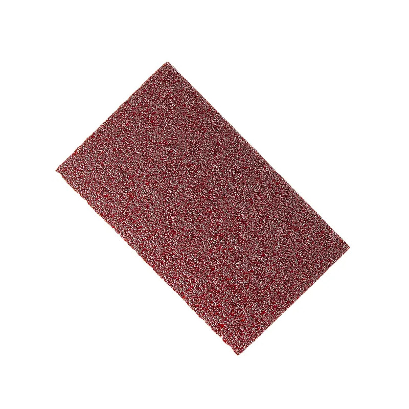 Klittenbandpad voor schuurblok 70 x 125 mm, korrel 120, bruin, 50 st