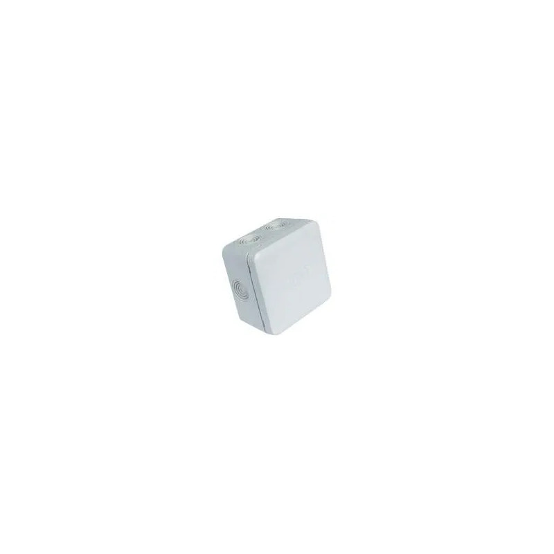 Wasserdichte Abzweigdose quadratisch 85x85 mm Tiefe 50 mm