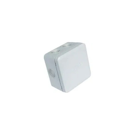 Waterproof junction box square 85x85 mm depth 50 mm
