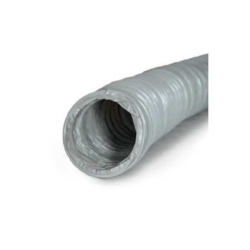 Flexible PVC sheath gray for ventilation, diameter 150 mm, length 6m