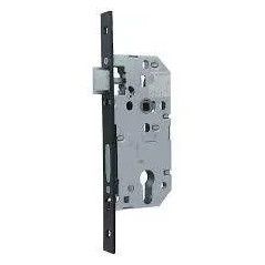 Serrure à encastrer NF 3 pour cylindre, coffre 150mm, axe 40mm.