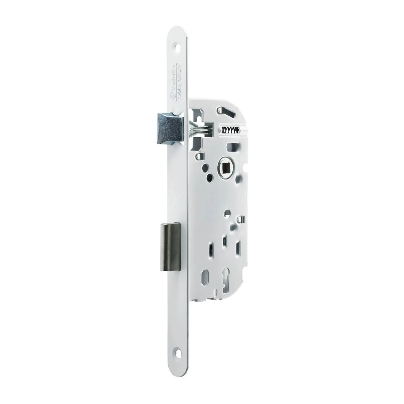 Insteekslot, slotkast 135 mm, stift 40 mm, 1/2 draai, wit