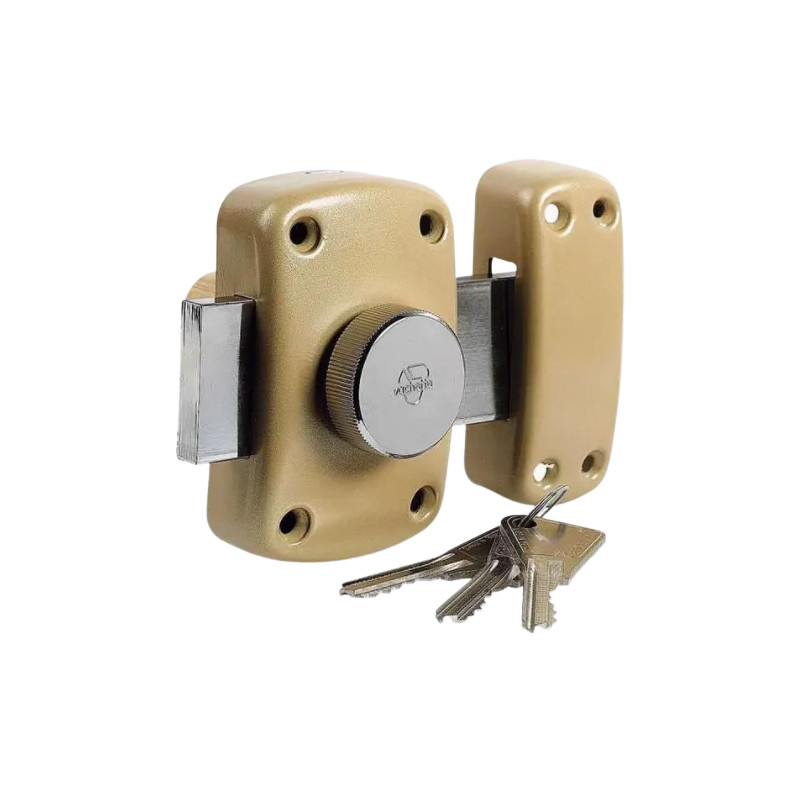 Cycloopslot met knop en 5-polige cilinder L.30 mm, diameter 23 mm met 3 sleutels