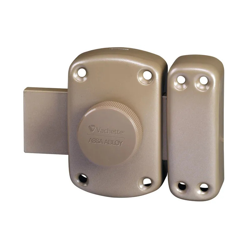 Plutonbouten, knop en cilinder, L.45 mm, diameter 23 mm, 5 pennen met 3 sleutels