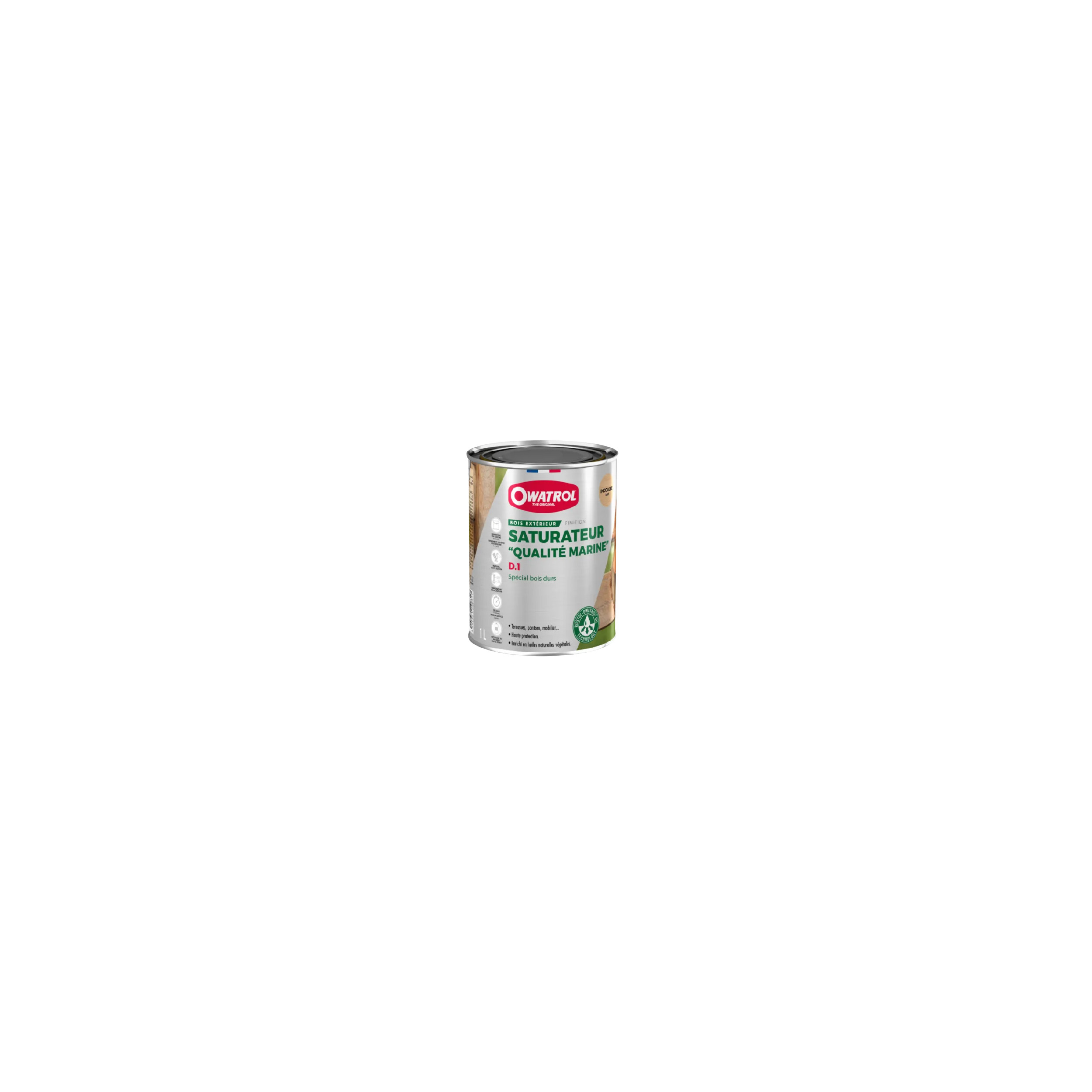 Innen-/Außen-Sättigungsmittel für exotisches Holz, 1 Liter.