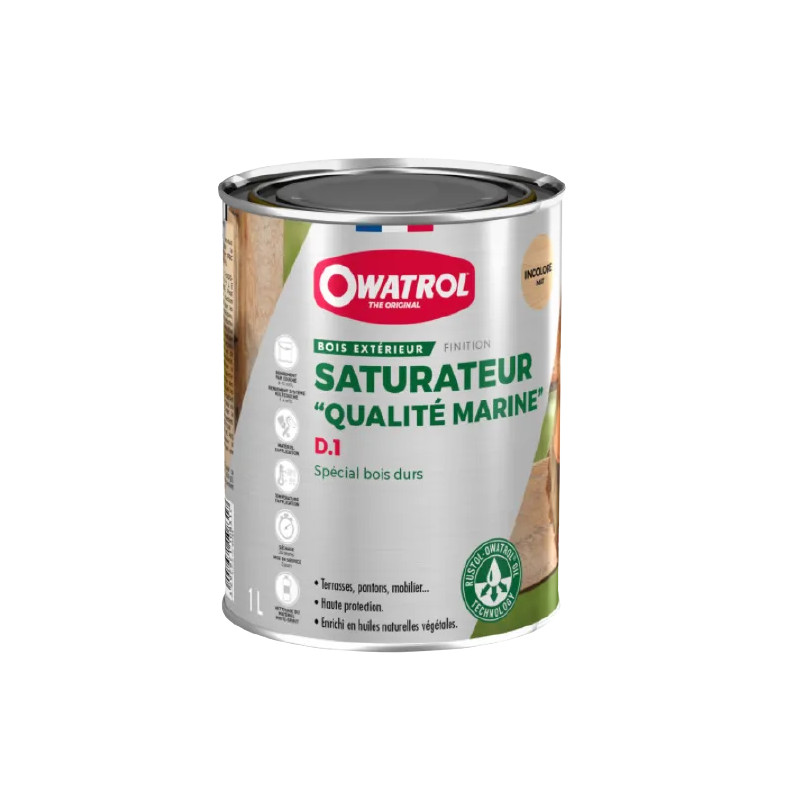 Interior/exterior saturator for exotic wood, 1 liter. Interior/exterior saturator for exotic wood, 1 liter.