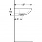 Washbasin Bastia 60 cm x 45.5 cm