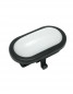Led oblò ovale 10W, 4000K, luce calda 700 lm, 120x180x80, nero