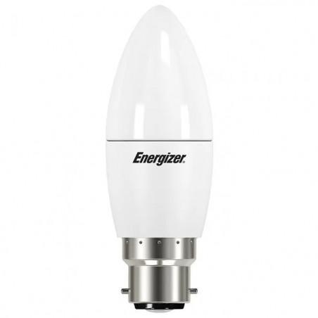 B22 LED Flame Bulb, 470 Lumens, 5.2W/40W, 2700 k