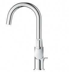 Mitigeur lavabo GROHE "NOUVEAU BAULOOP", taille L bec haut avec vidage