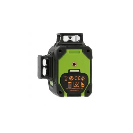 Livella laser autolivellante a 3 linee con coperchio e supporto