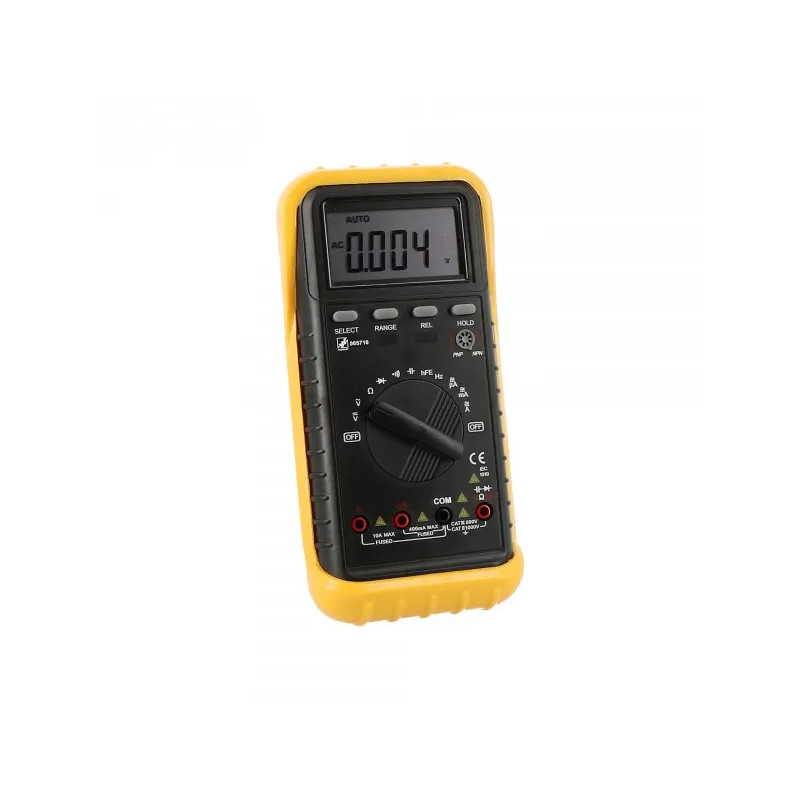 Multimeter met automatische spanningsmodus en automatische bereikkeuze