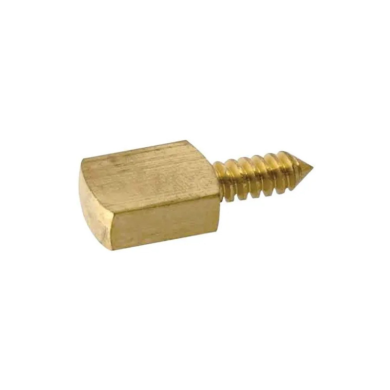 Screw-in brass cleat, 10x15, 4 pieces Screw-in brass cleat, 10x15, 4 pieces