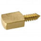 Screw-in brass cleat, 10x15, 4 pieces Screw-in brass cleat, 10x15, 4 pieces