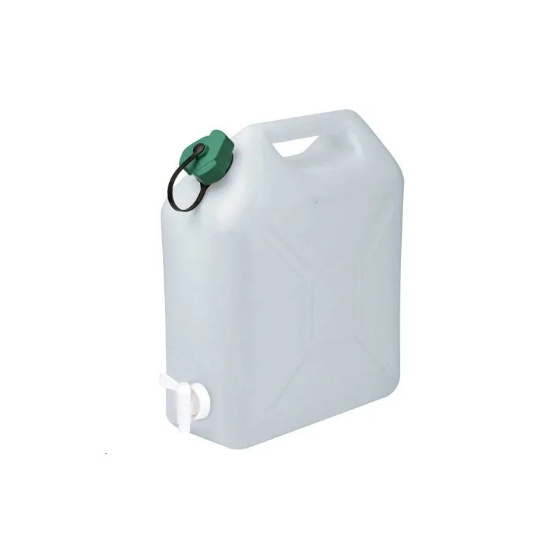 10-liter jerrycan met kraantje, naturel