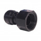 Female fitting 15 x 21 ( 1/2" ), for 10 mm pipe, black acetal