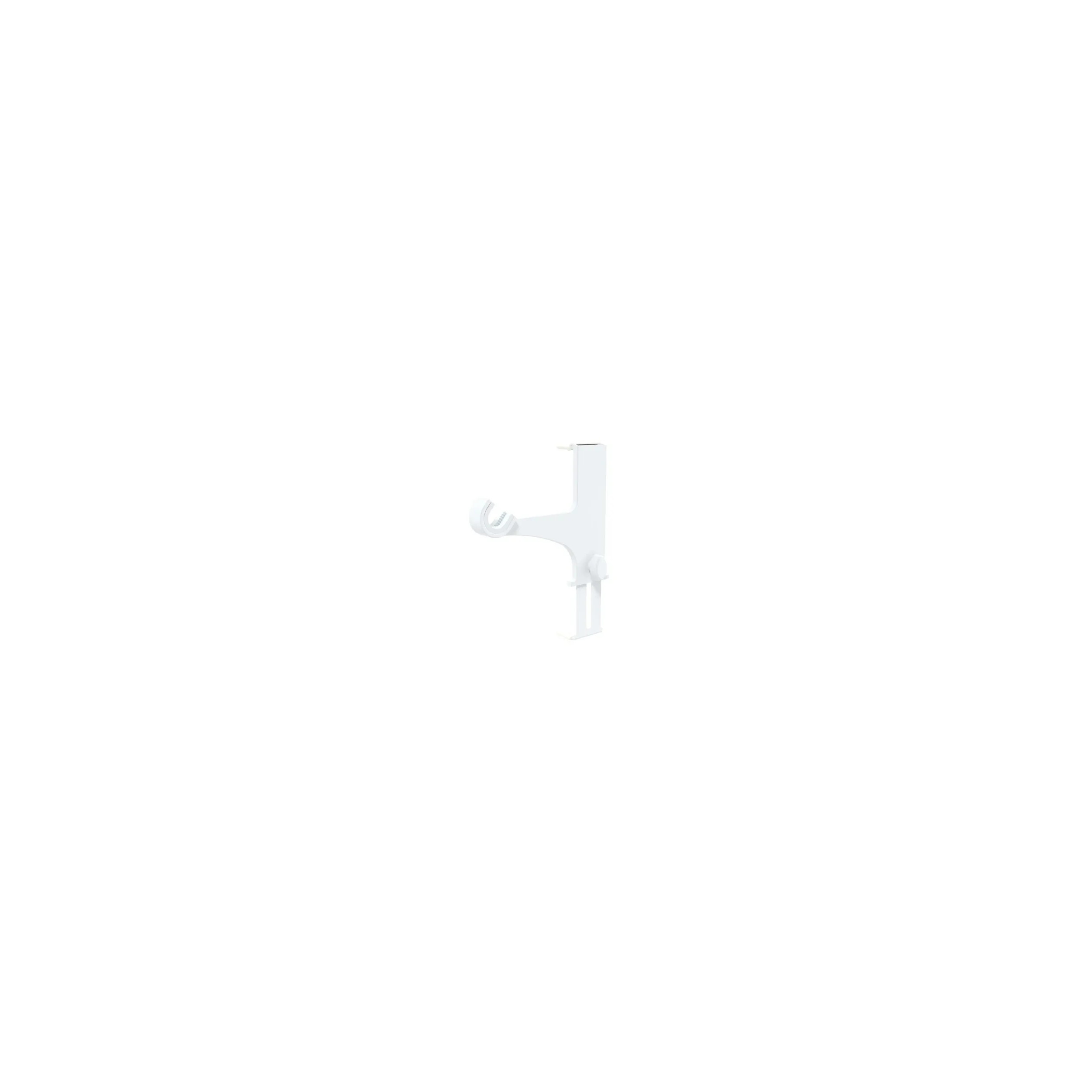 Supports pour coffre volet roulant, blanc, 2 pièces