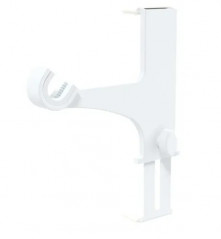 Soportes para cajón de persiana, blanco, 2 piezas