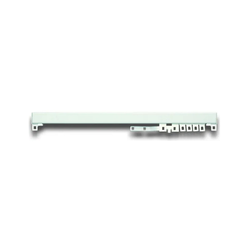 24x16 rail, gordijnroede 150cm, wit