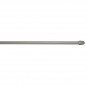 Ovale rail 10x5 mm, 50 tot 80cm, met bevestigingshaken, nikkel, 2 stuks