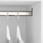 Ovale ophangbuis, 30x15 mm, lengte 100cm, chroom