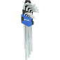 Korte TORX inbussleutels, 9 stuks