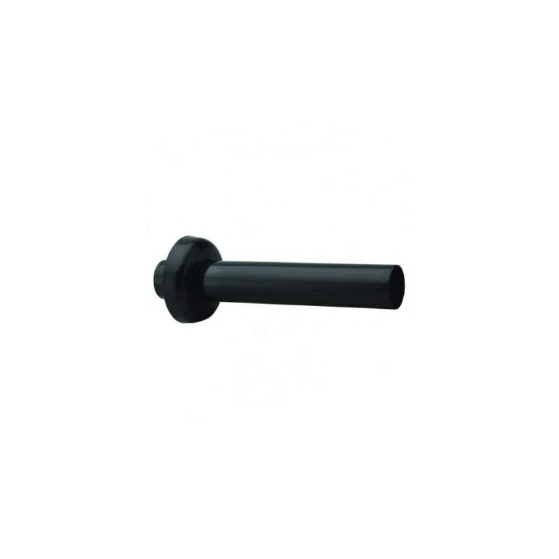 Muurdoorvoer 200 mm, diameter 32 mm met rozet 70 mm, zwart Muurdoorvoer 200 mm, diameter 32 mm met rozet 70 mm, zwart