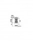 Zwarte Digiclic wastafelafvoer, centrale schroef 80 mm, aanhaalbereik 5 tot 87 mm