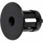 Universal overflow with 24.30 mm cover, length 35 mm, black Universal overflow with 24.30 mm cover, length 35 mm, black
