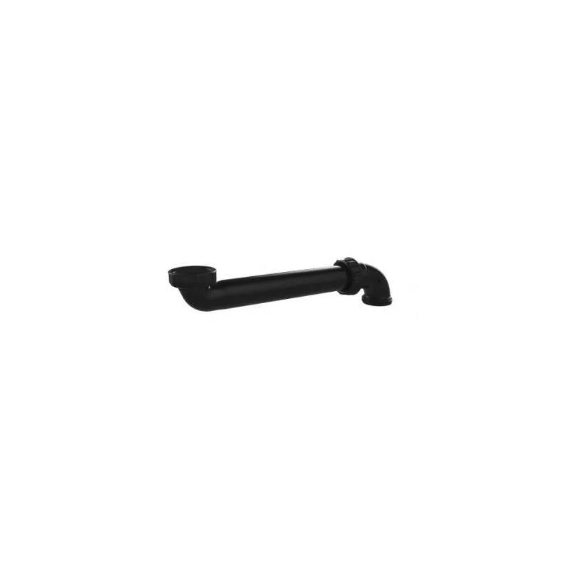 Ruimtebesparende 1" 1/4 insteekeinde, 95 tot 260 mm hartafstand, zwart