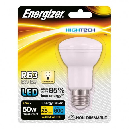 LED bulb reflector R63 E27, 600 lumens, 9.5W/50W