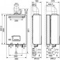 Opalia F15 Low NOX badverwarming, gasfles (butaan/propaan), zonder zuignap