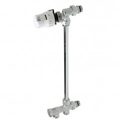 Ensemble complet monotube avec canne, pour sortie sol, entraxe 4cm