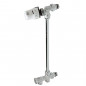 Complete enkele pijp met buis, voor vloeruitlaat, 4 cm hartafstand
