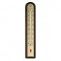 Thermometer voor binnen en buiten in hout en aluminium