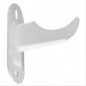 Cast iron radiator support curtain type, 80 mm, to screw, white epoxy Cast iron radiator support curtain type, 80 mm, to screw, white epoxy