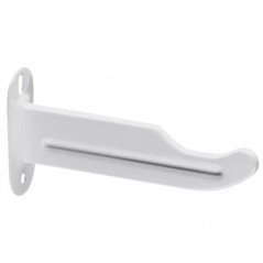 Support radiateur fonte type traditionnel, 100mm, à visser, epoxy blanc