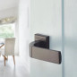 Square 7 deurklink, zwart, YALE Bologna, sleutelslot